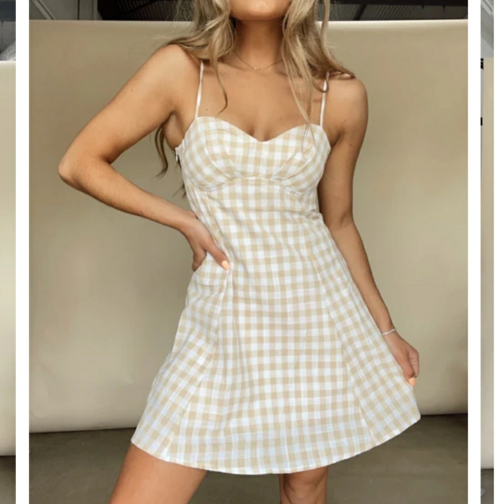 Gingham Summer boutique dress